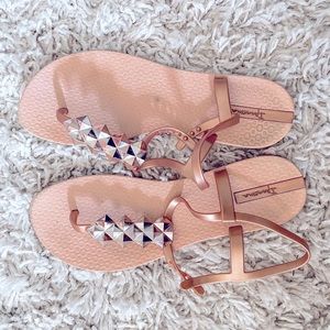 Rose gold sandal
